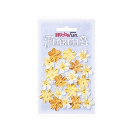 Florella kwiatki papierowe 2cm 20 sztuk