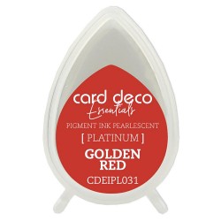 Card Deco Essentials Perłowy TUSZ Golden Red