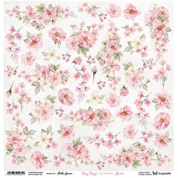 Rosy Days Flowers - Arkusz Do Wycinania ScrapAndMe