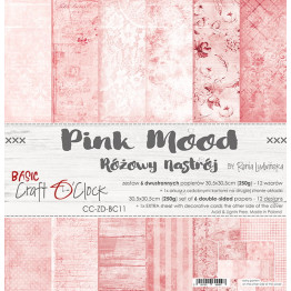 PINK  MOOD - zestaw papierów 30,5x30,5cm